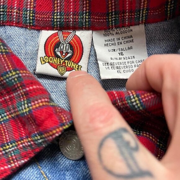 Vintage denim trucker jacket - Picture 4 of 5